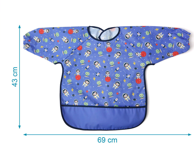 Babero impermeable con mangas